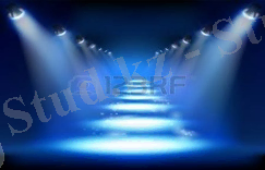 прожектор: Световая пути. Векторные иллюстрации.