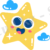 Стикеры Золотая Звезда — бесплатные стикеры смайлы